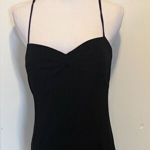 Anne Klein Black Maxi Dress - Sleek Evening Gown